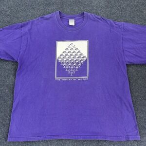 Vintage Winery At Wilcox Shirt Mens 2XL Purple Wine Grapes Graphic Tee T-Shirt